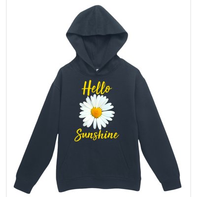 Cute Hello Sunshine Heart Daisy Flower Urban Pullover Hoodie