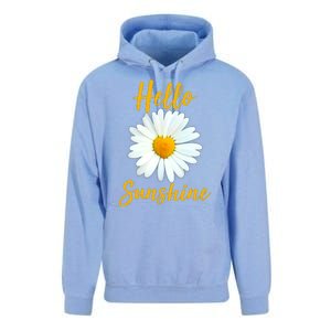 Cute Hello Sunshine Heart Daisy Flower Unisex Surf Hoodie