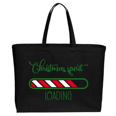 Christmas Holidays Spirit Loading Joy Cute Gift Cotton Canvas Jumbo Tote