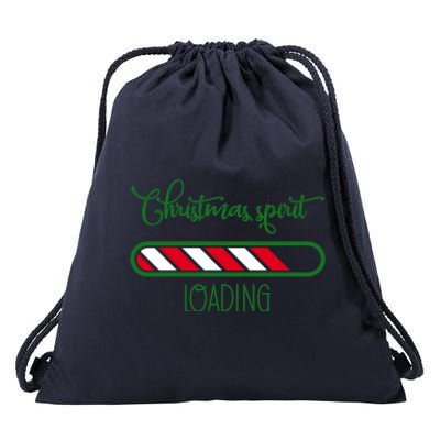 Christmas Holidays Spirit Loading Joy Cute Gift Drawstring Bag