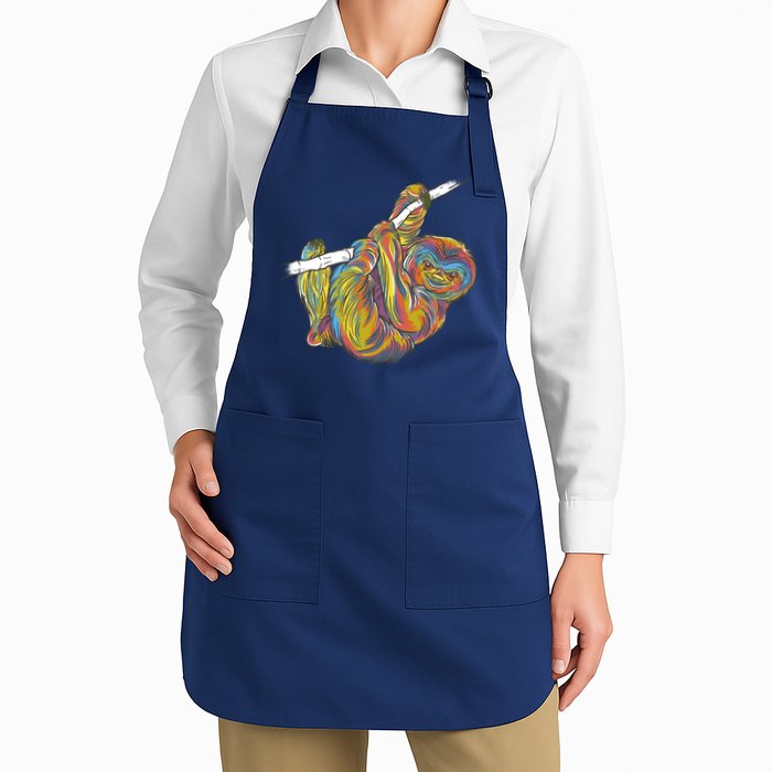 Colorful Hanging Sloth Apron