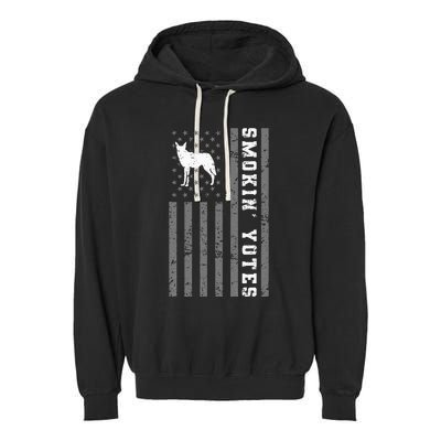 Coyote Hunting Smokin Yotes Garment-Dyed Fleece Hoodie