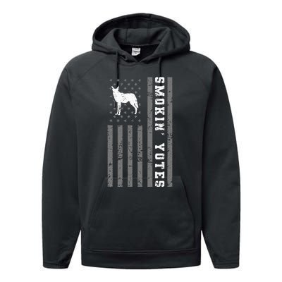 Coyote Hunting Smokin Yotes Performance Fleece Hoodie