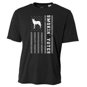 Coyote Hunting Smokin Yotes Cooling Performance Crew T-Shirt