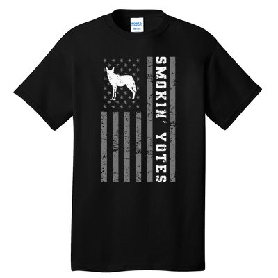 Coyote Hunting Smokin Yotes Tall T-Shirt