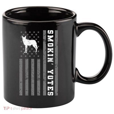 Coyote Hunting Smokin Yotes 11oz C Handle Ceramic Mug