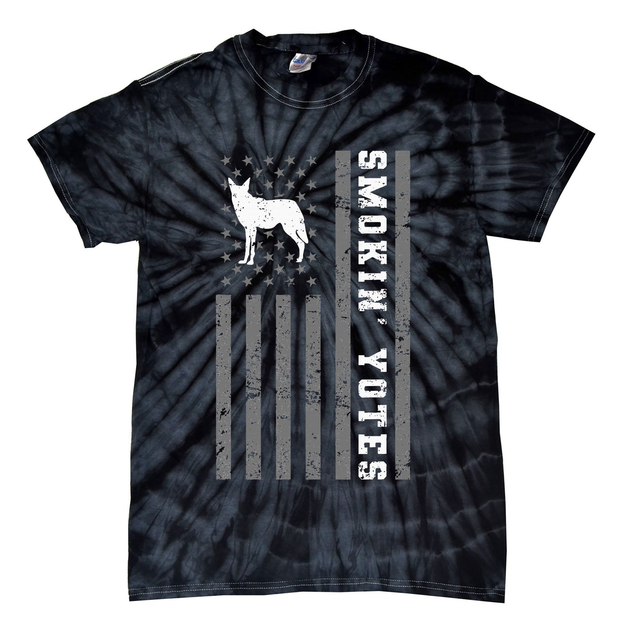 Coyote Hunting Smokin Yotes Tie-Dye T-Shirt