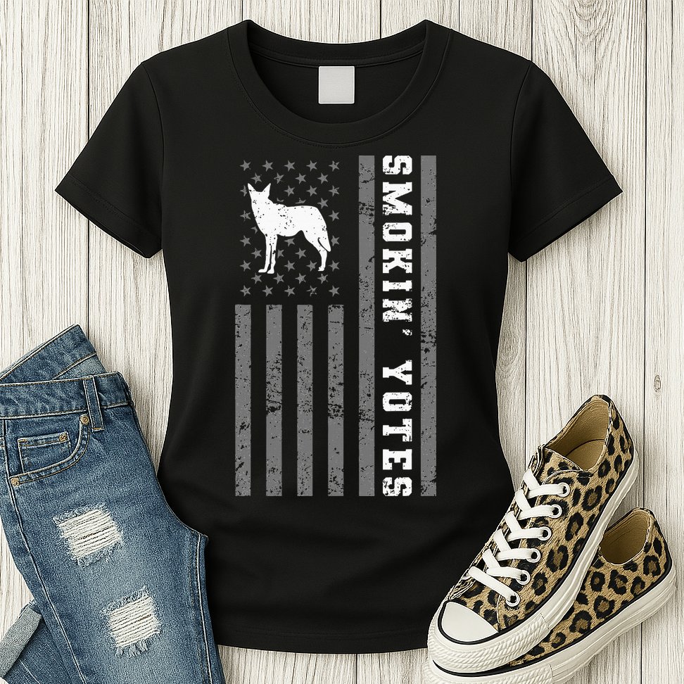 Coyote Hunting Smokin Yotes Womens T-Shirt