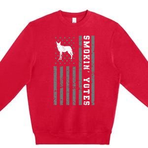 Coyote Hunting Smokin Yotes Premium Crewneck Sweatshirt