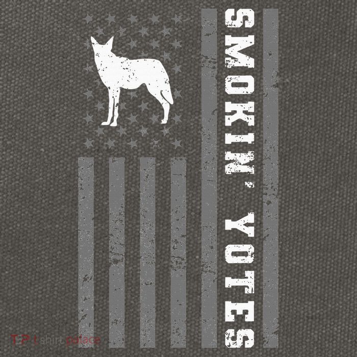 Coyote Hunting Smokin Yotes Cotton Canvas Backpack