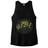 CharlotteS Humble Spider Web Ladies PosiCharge Tri-Blend Wicking Tank