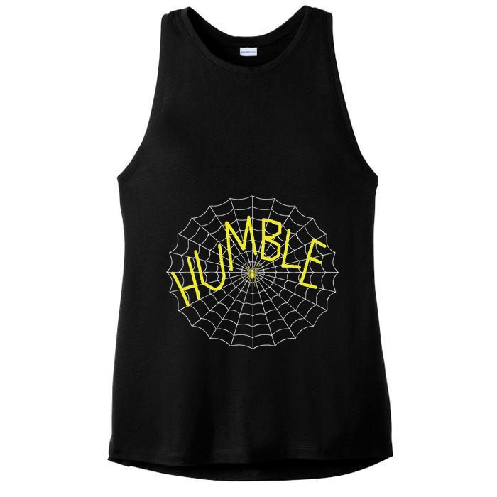 CharlotteS Humble Spider Web Ladies PosiCharge Tri-Blend Wicking Tank