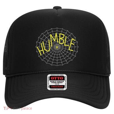 CharlotteS Humble Spider Web High Crown Mesh Back Trucker Hat