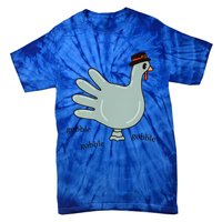 Cute Hand Turkey Pilgrim Gobble Thanksgiving Day Costume Gift Tie-Dye T-Shirt