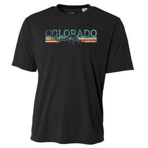 Colorado Hiking Travel Retro Cooling Performance Crew T-Shirt