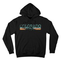 Colorado Hiking Travel Retro Hoodie