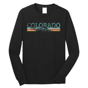 Colorado Hiking Travel Retro Long Sleeve Shirt