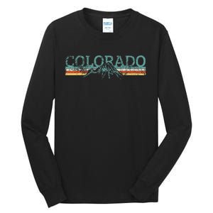 Colorado Hiking Travel Retro Tall Long Sleeve T-Shirt