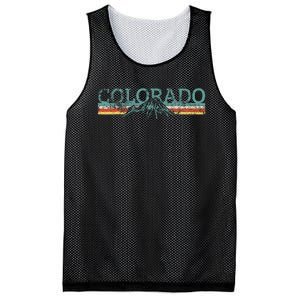 Colorado Hiking Travel Retro Mesh Reversible Basketball Jersey Tank