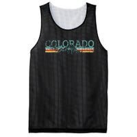 Colorado Hiking Travel Retro Mesh Reversible Basketball Jersey Tank