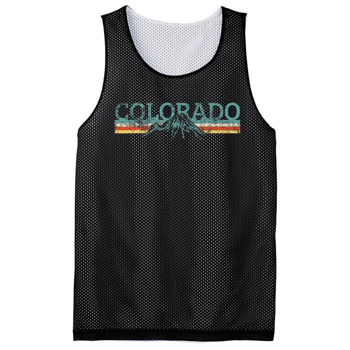 Colorado Hiking Travel Retro Mesh Reversible Basketball Jersey Tank