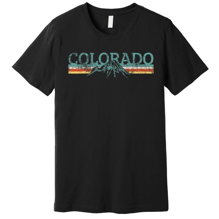 Colorado Hiking Travel Retro Premium T-Shirt