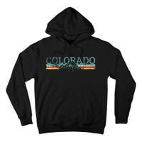 Colorado Hiking Travel Retro Tall Hoodie