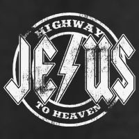 Christian Highway To Heaven Rock N Roll Jesus Cool Comfort Performance Bucket Hat