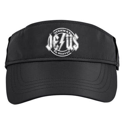 Christian Highway To Heaven Rock N Roll Jesus Adult Drive Performance Visor