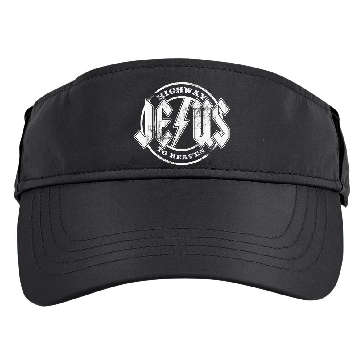 Christian Highway To Heaven Rock N Roll Jesus Adult Drive Performance Visor