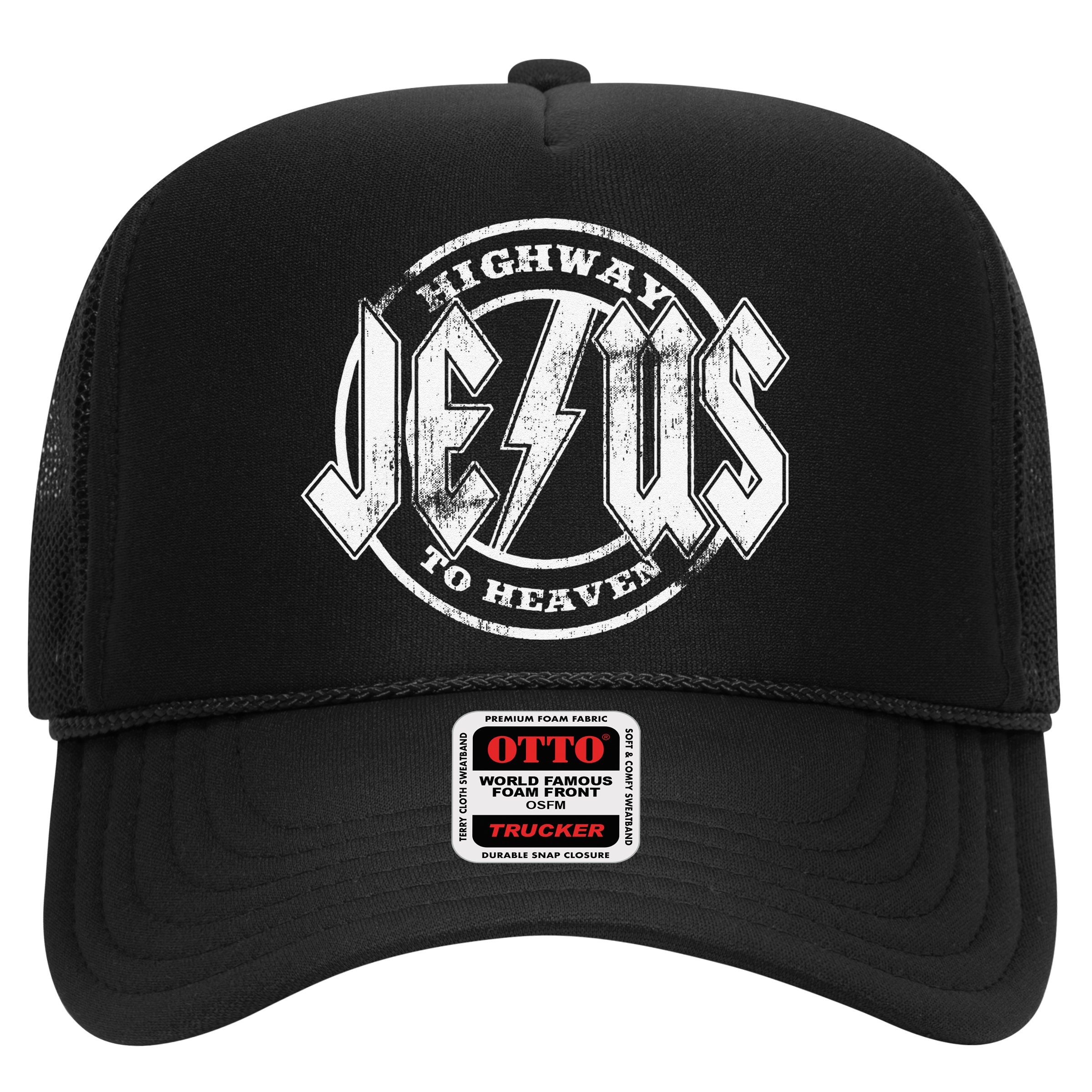 Christian Highway To Heaven Rock N Roll Jesus Hat