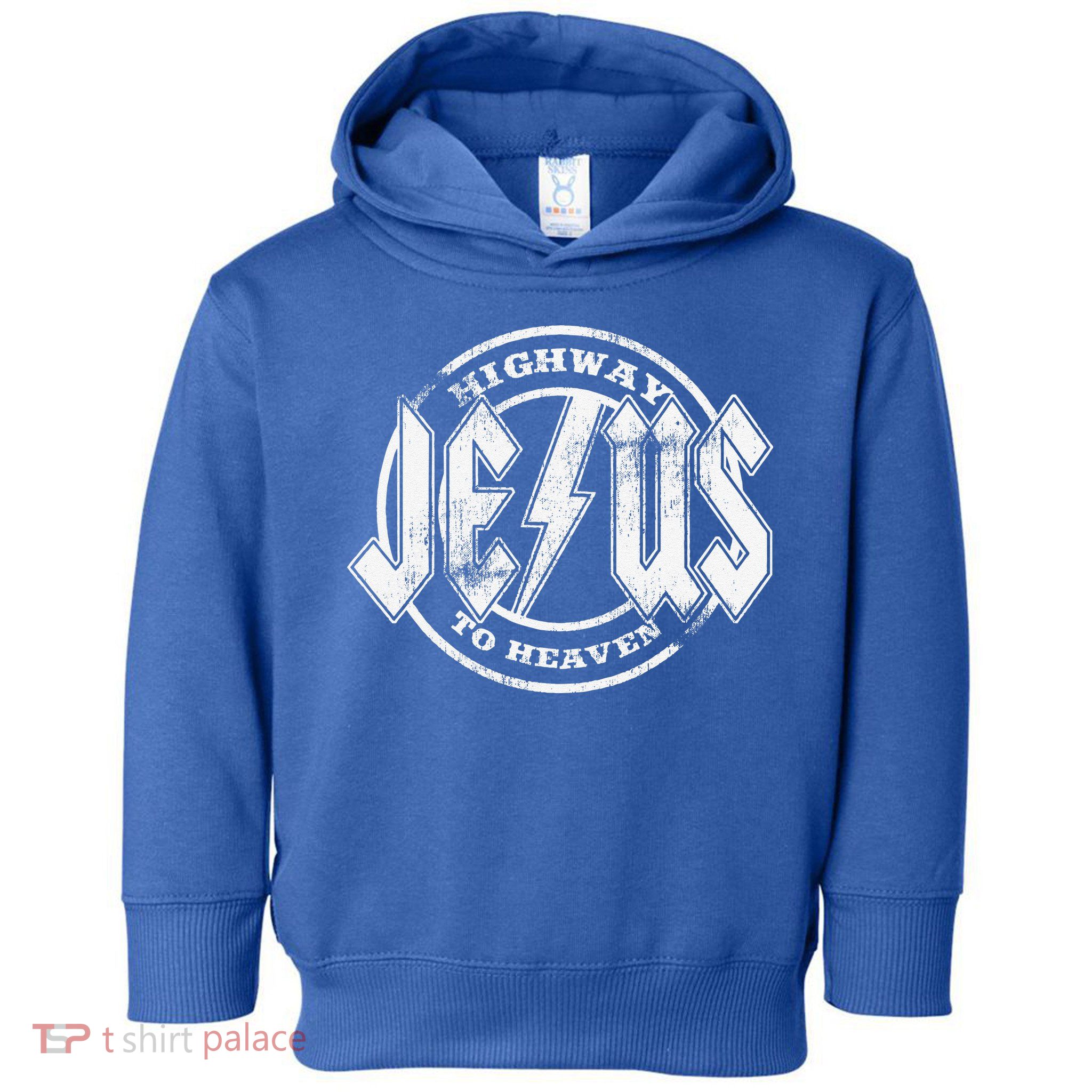 Christian Highway To Heaven Rock N Roll Jesus Toddler Hoodie