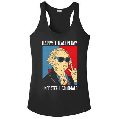 Colonial Happy Treason Day Independence Day Fun 4th Of July Ladies PosiCharge Competitor Racerback Tank