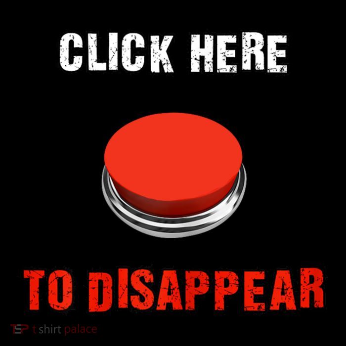 Click Here To Disappear Funny Saying Sarcastic Women's V-Neck T-Shirt