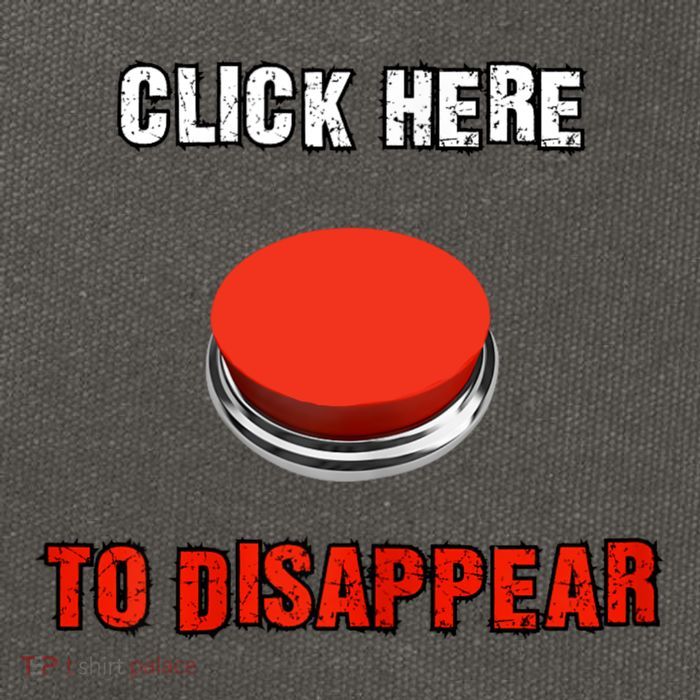 Click Here To Disappear Funny Saying Sarcastic Cotton Canvas Backpack