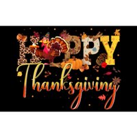 Cute Happy Thanksgiving Turkey Day Fall Autumn Family Dinner Bumper Sticker