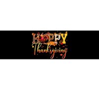 Cute Happy Thanksgiving Turkey Day Fall Autumn Family Dinner Bumper Sticker