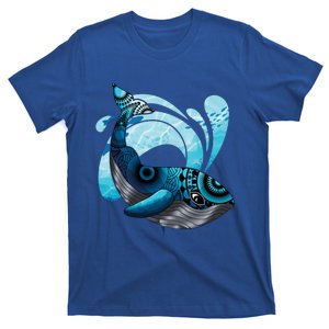 Cute Hawaiian Tribal Whale Activisgift Save The Whales Funny Gift T-Shirt