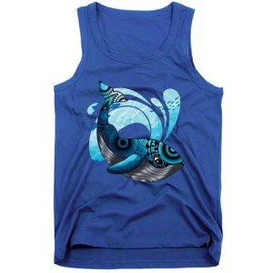 Cute Hawaiian Tribal Whale Activisgift Save The Whales Funny Gift Tank Top