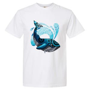 Cute Hawaiian Tribal Whale Activisgift Save The Whales Funny Gift Garment-Dyed Heavyweight T-Shirt