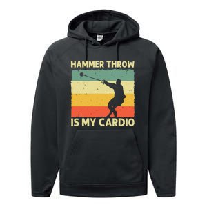 Cool Hammer Throw For Track And Field Throwing Performance Fleece Hoodie