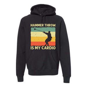 Cool Hammer Throw For Track And Field Throwing Premium Hoodie