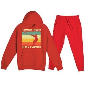 Cool Hammer Throw For Track And Field Throwing Premium Hooded Sweatsuit Set