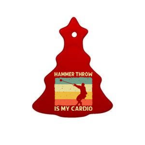 Cool Hammer Throw For Track And Field Throwing Ceramic Tree Ornament