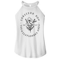 Consider How The Wildflowers Grow Women’s Perfect Tri Rocker Tank