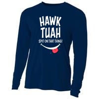 Cute Hawk Tuah... Spit On That Thing Gift Cooling Performance Long Sleeve Crew