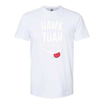 Cute Hawk Tuah... Spit On That Thing Gift Softstyle CVC T-Shirt