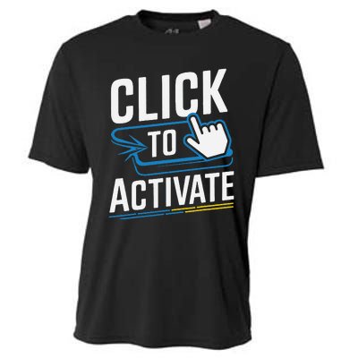 Click Here To Activate Your Inner Nerd Geeks Cooling Performance Crew T-Shirt