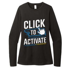 Click Here To Activate Your Inner Nerd Geeks Womens CVC Long Sleeve Shirt