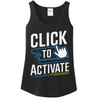 Click Here To Activate Your Inner Nerd Geeks Ladies Essential Tank